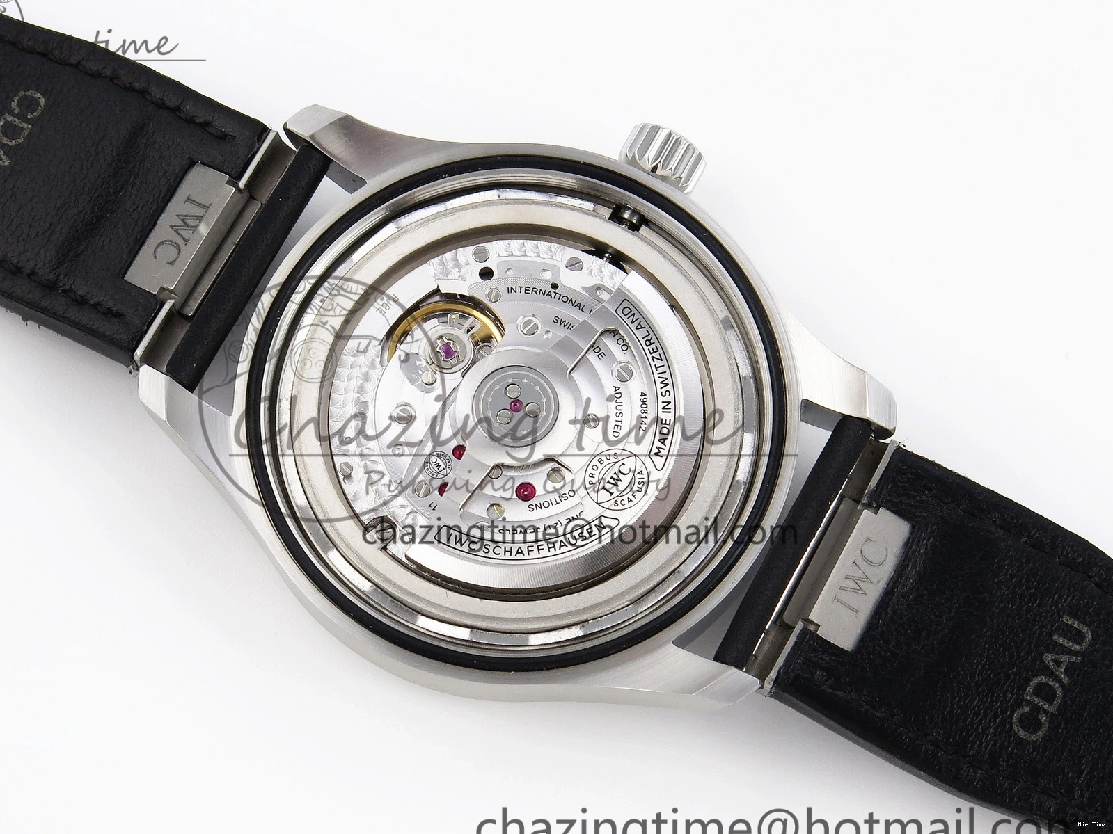 MIROTIME 0331 Pilot Mark XX IW328201 ZF 1:1 Best Edition Black Dial on Black Leather Strap A Affordable 7028